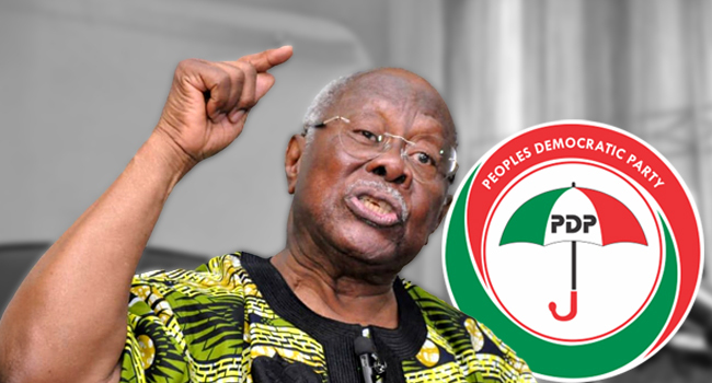 A former Deputy National Chairman of the Peoples Democratic Party (PDP), Bode George