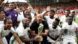Super Eagles Celebrates Win Against Ghana