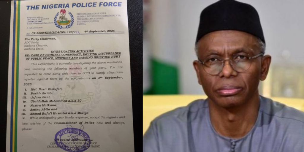 Police Invite El-Rufai