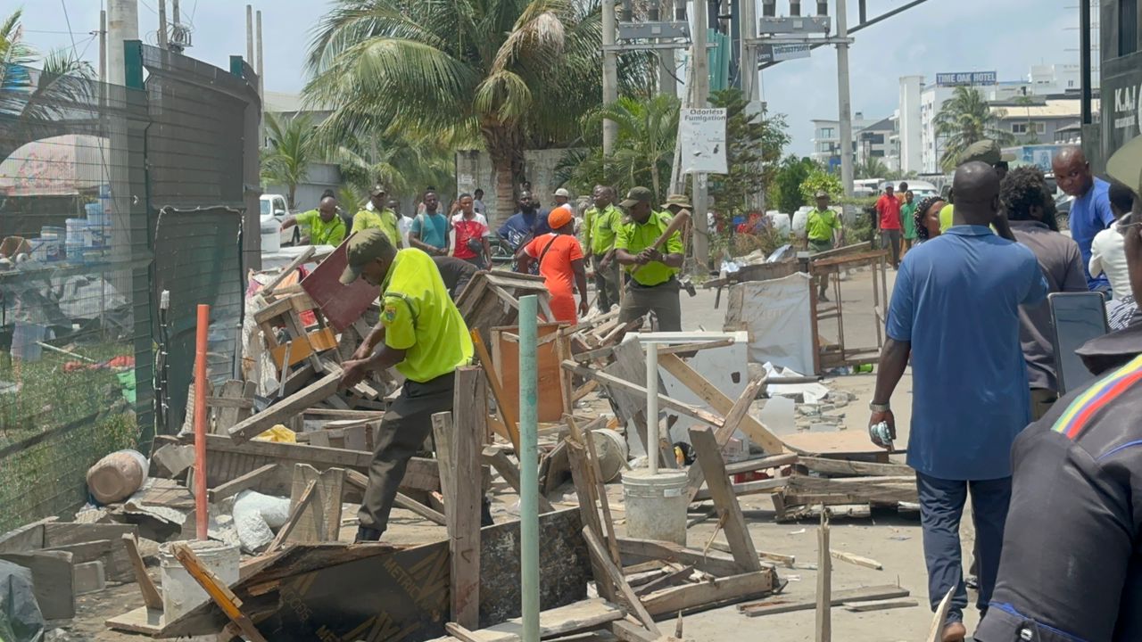 Lagos Taskforce Dislodges Illegal Street Traders at Mile 2