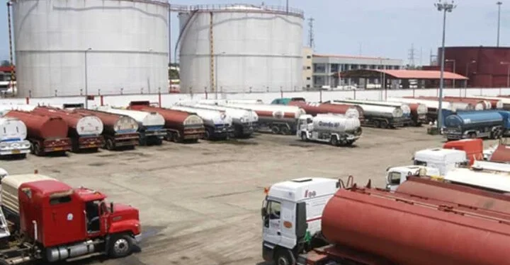File photo of oil tankers